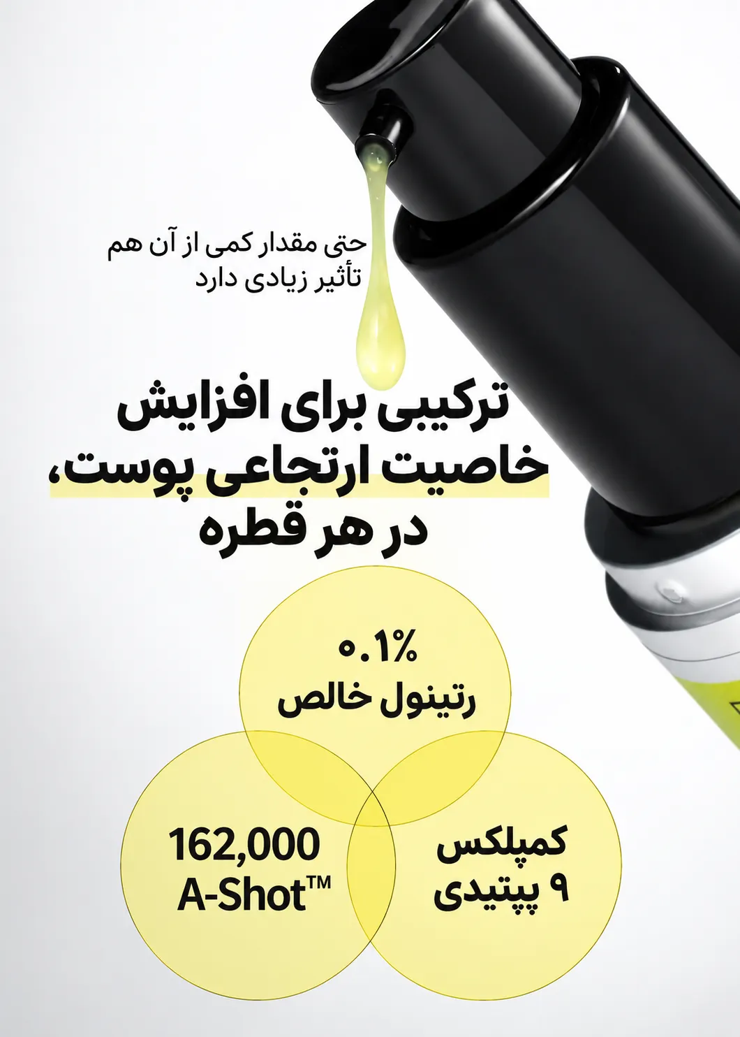 سرم سفت کننده و ضد چروک رتینول شات سلیمکس